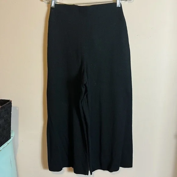 Moth by Anthropologie black Tie sweater pants size M - Picture 3 of 5